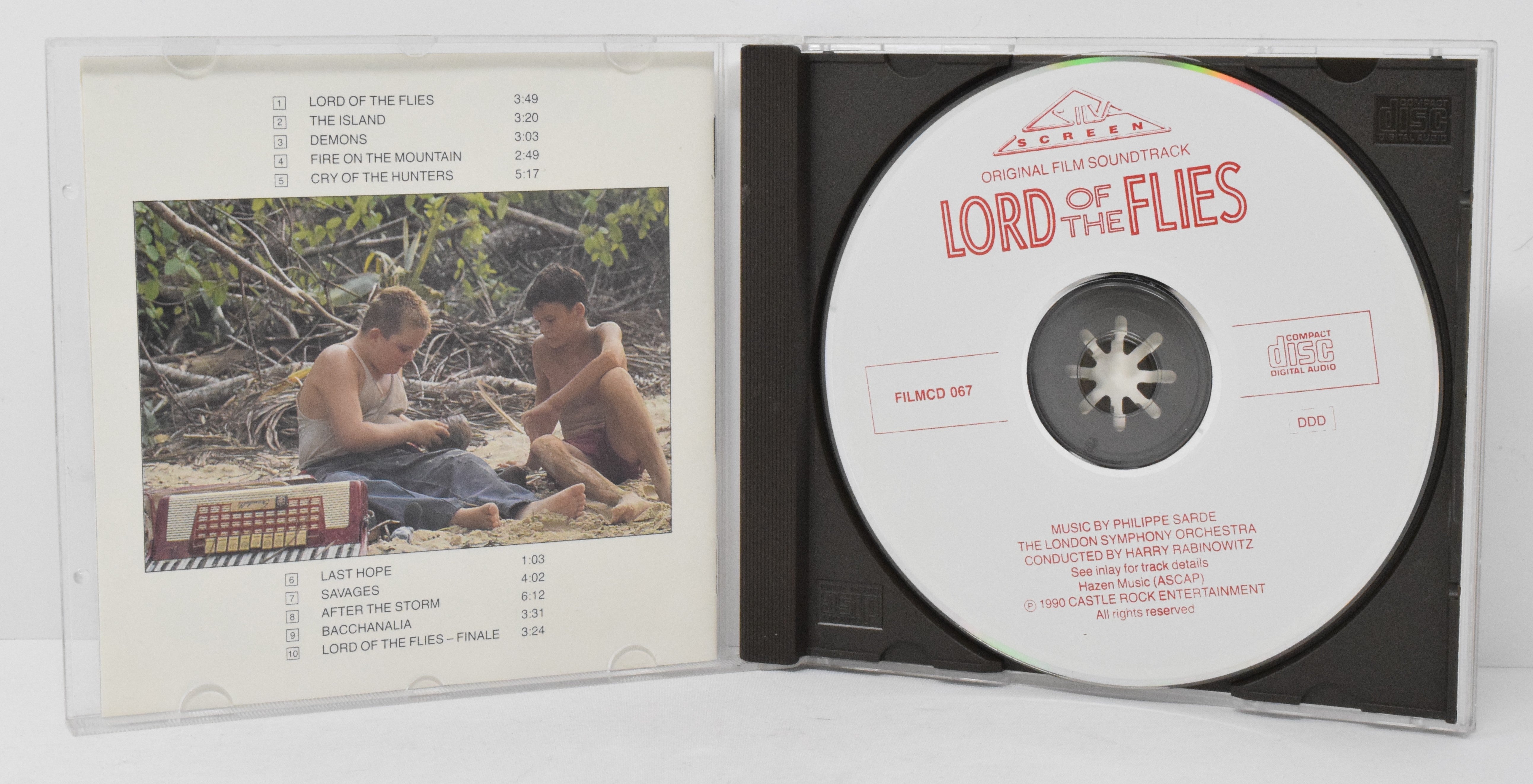 Lord Of The Flies Soundtrack CD Philppe Sarde Silva