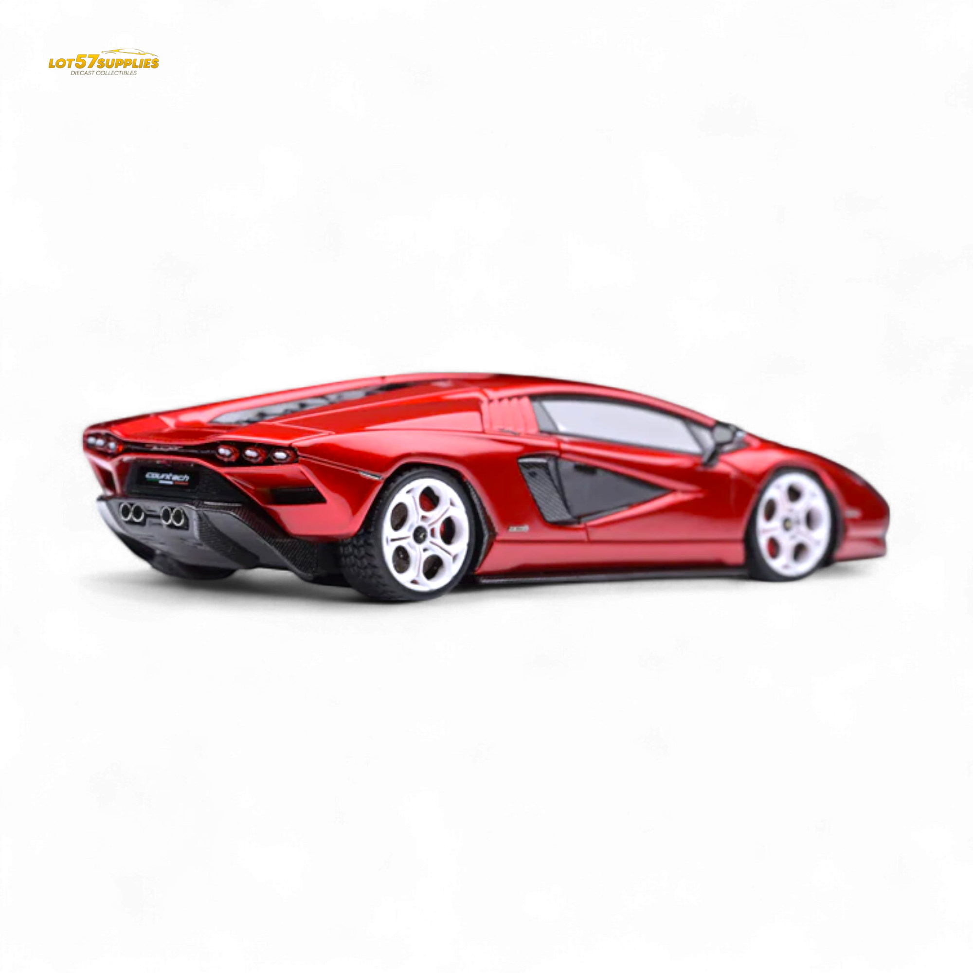 Fuelme Model NEO COUNTACH LPI 800-4 ROSSO SCINTILLA 1:64 Resin