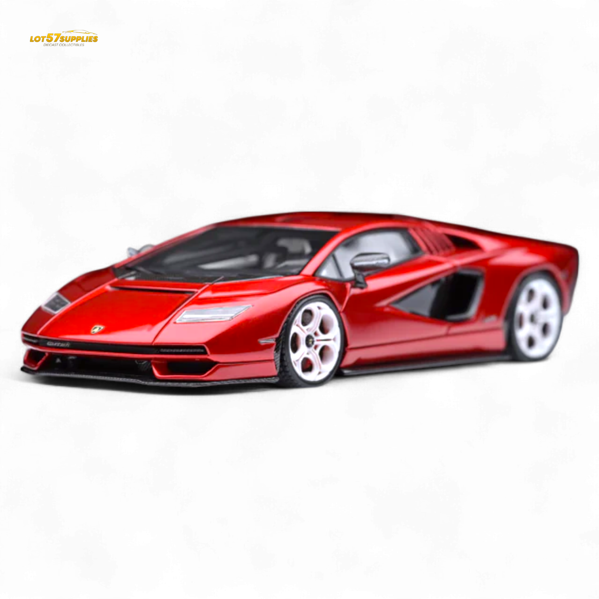 Fuelme Model NEO COUNTACH LPI 800-4 ROSSO SCINTILLA 1:64 Resin