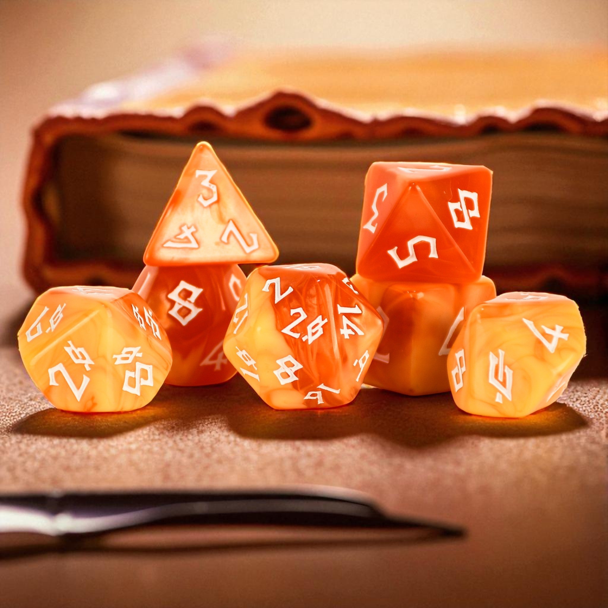 Screwdriver Cocktail Acrylic Dice Set