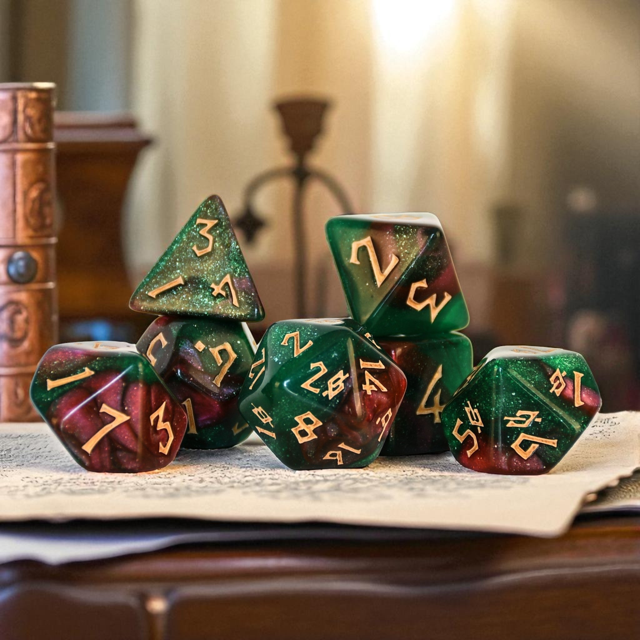 Breath of the Strong Acrylic Dice Set