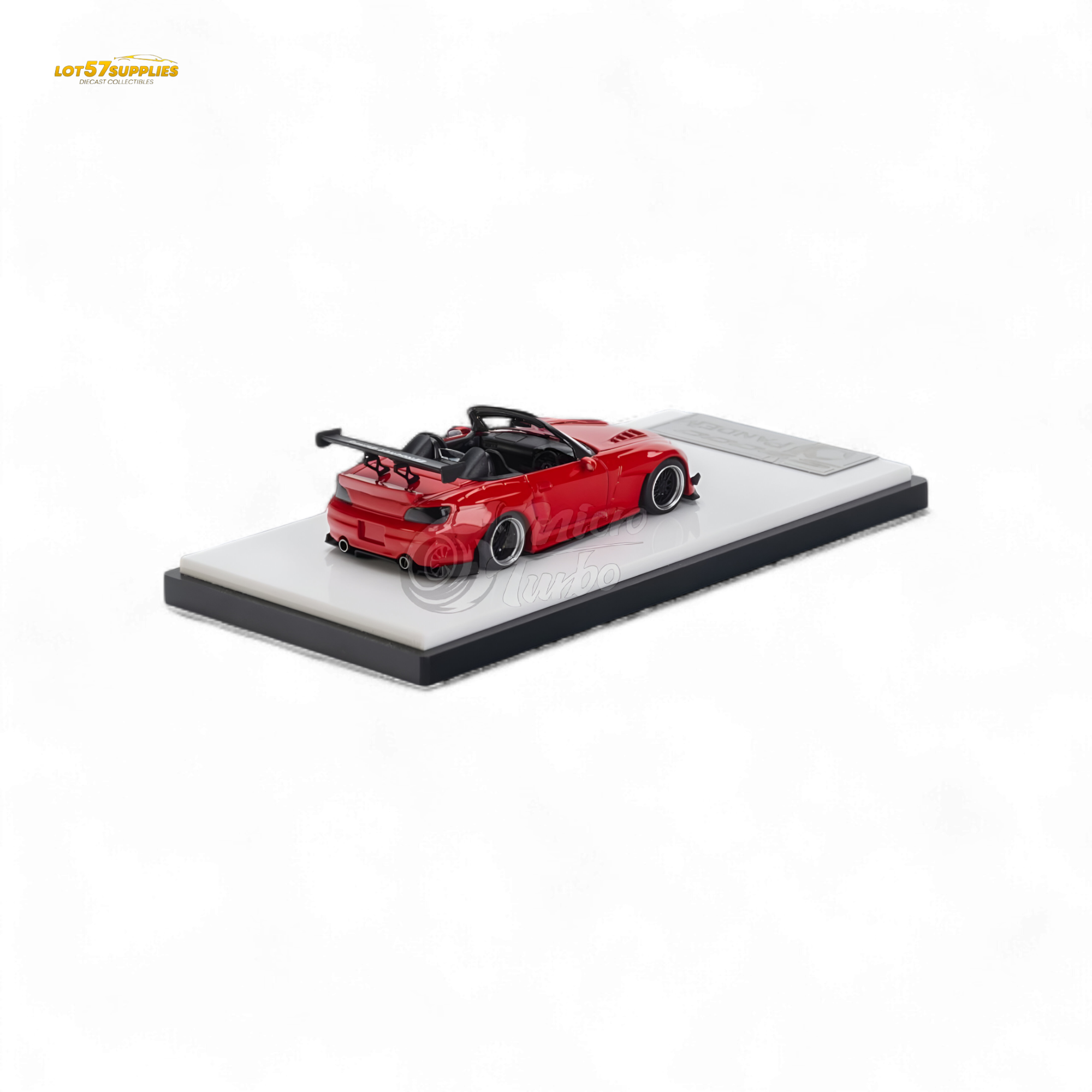 Microturbo Honda S2000 Roadster Pandem Rocket Bunny Aero Kit in Red 1:64