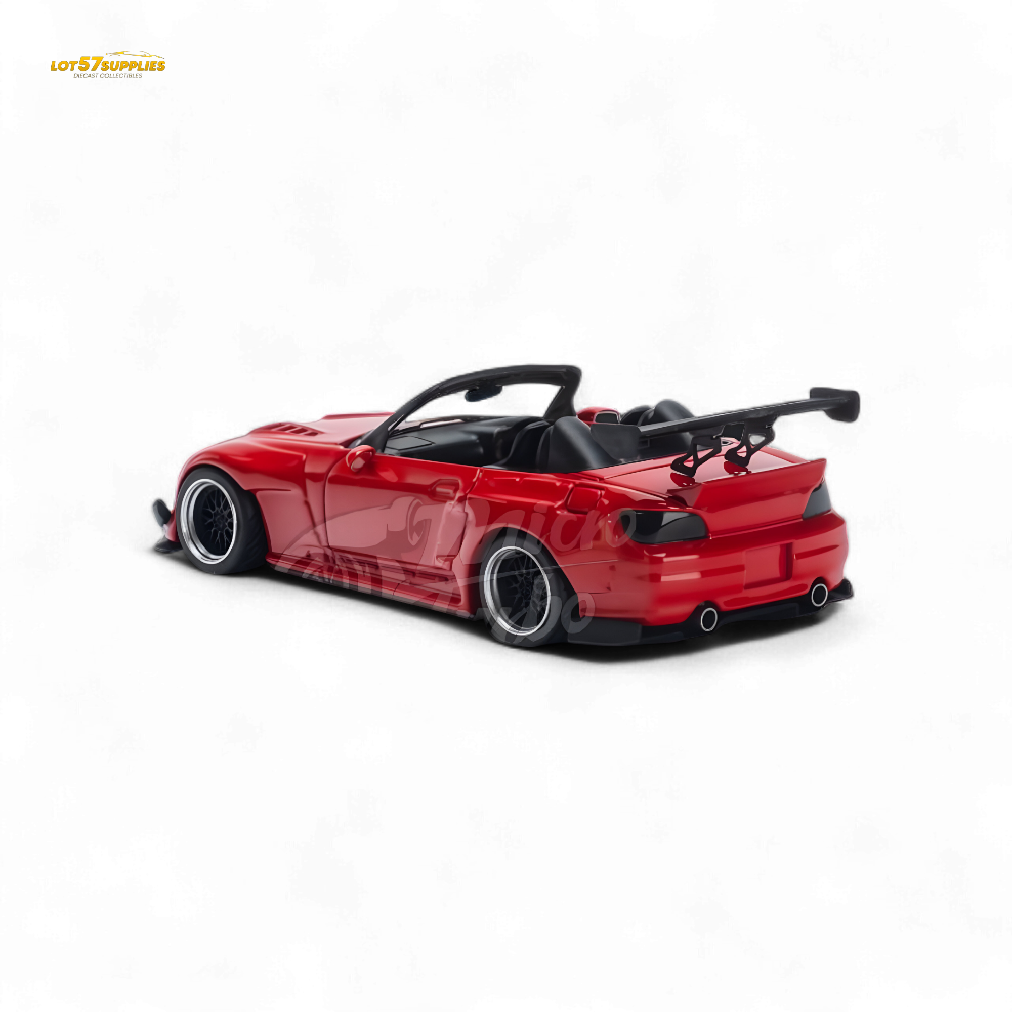 Microturbo Honda S2000 Roadster Pandem Rocket Bunny Aero Kit in Red 1:64