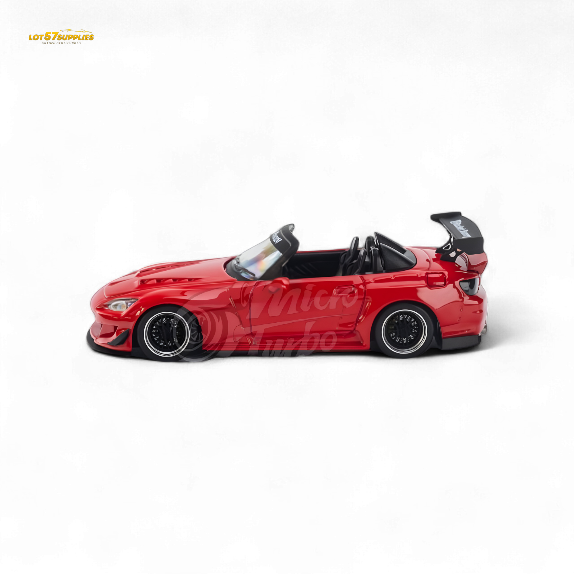 Microturbo Honda S2000 Roadster Pandem Rocket Bunny Aero Kit in Red 1:64