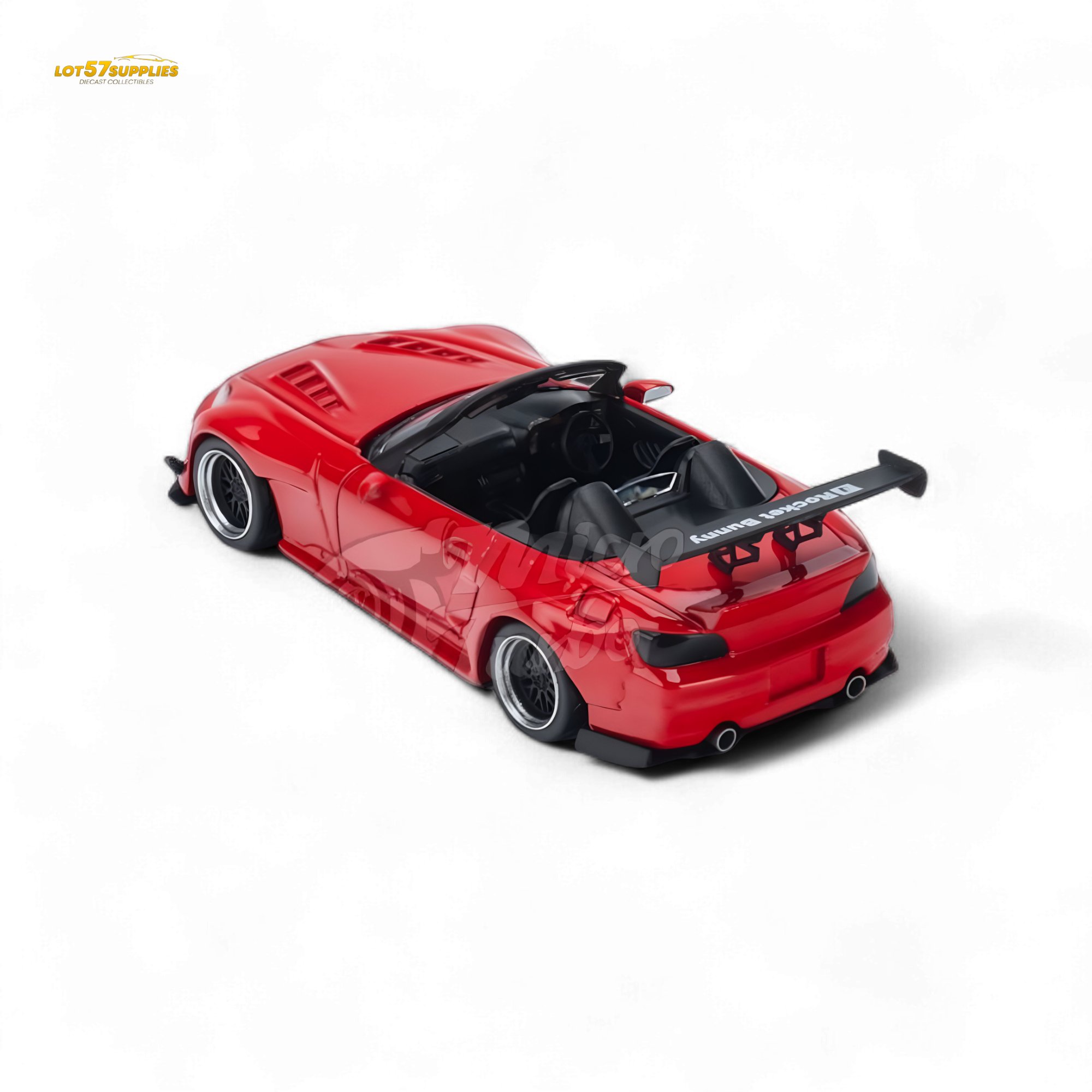 Microturbo Honda S2000 Roadster Pandem Rocket Bunny Aero Kit in Red 1:64