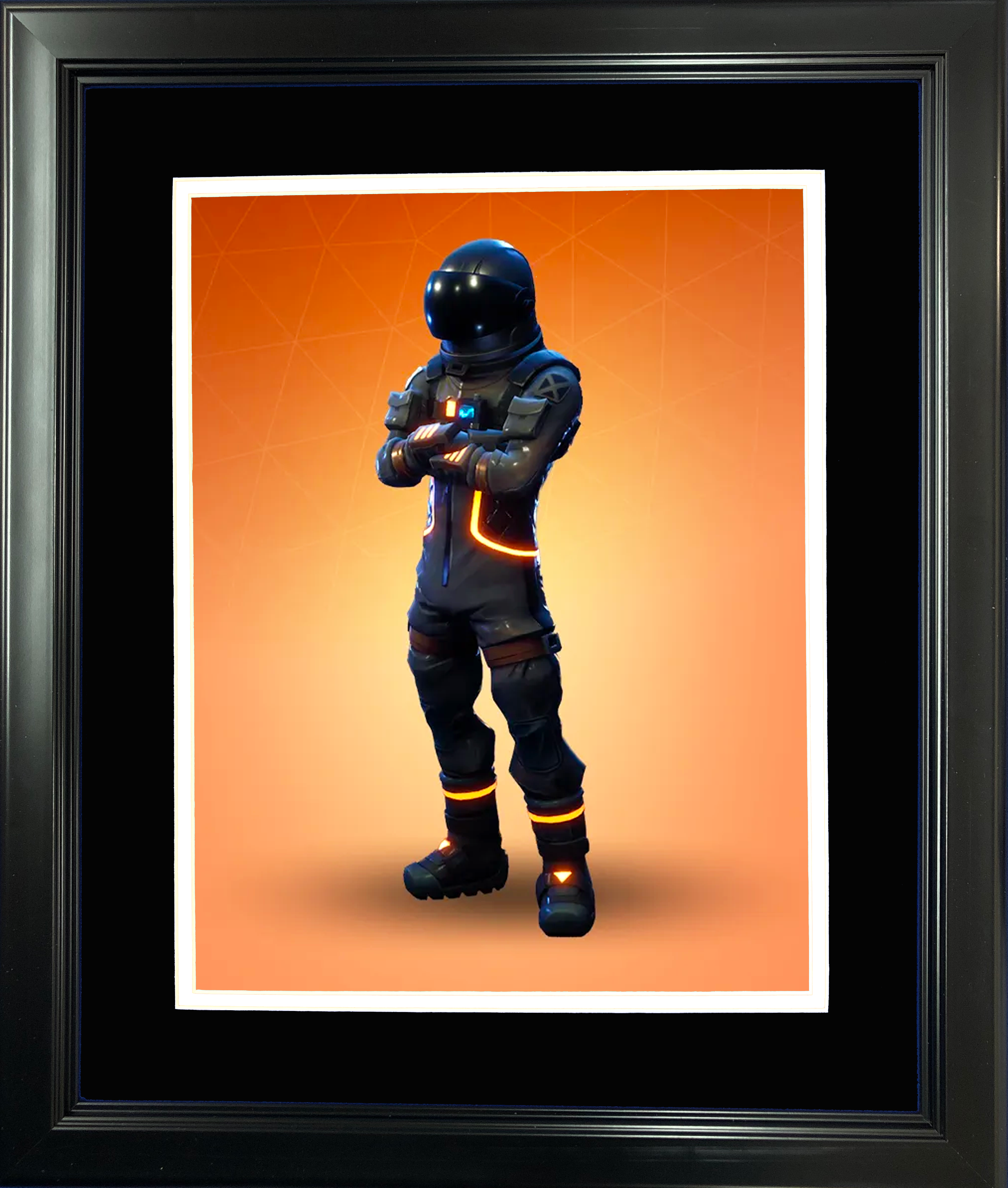 Framed Dark Voyager Legendary Fortnite Skin 11"x14" Video Game Photo