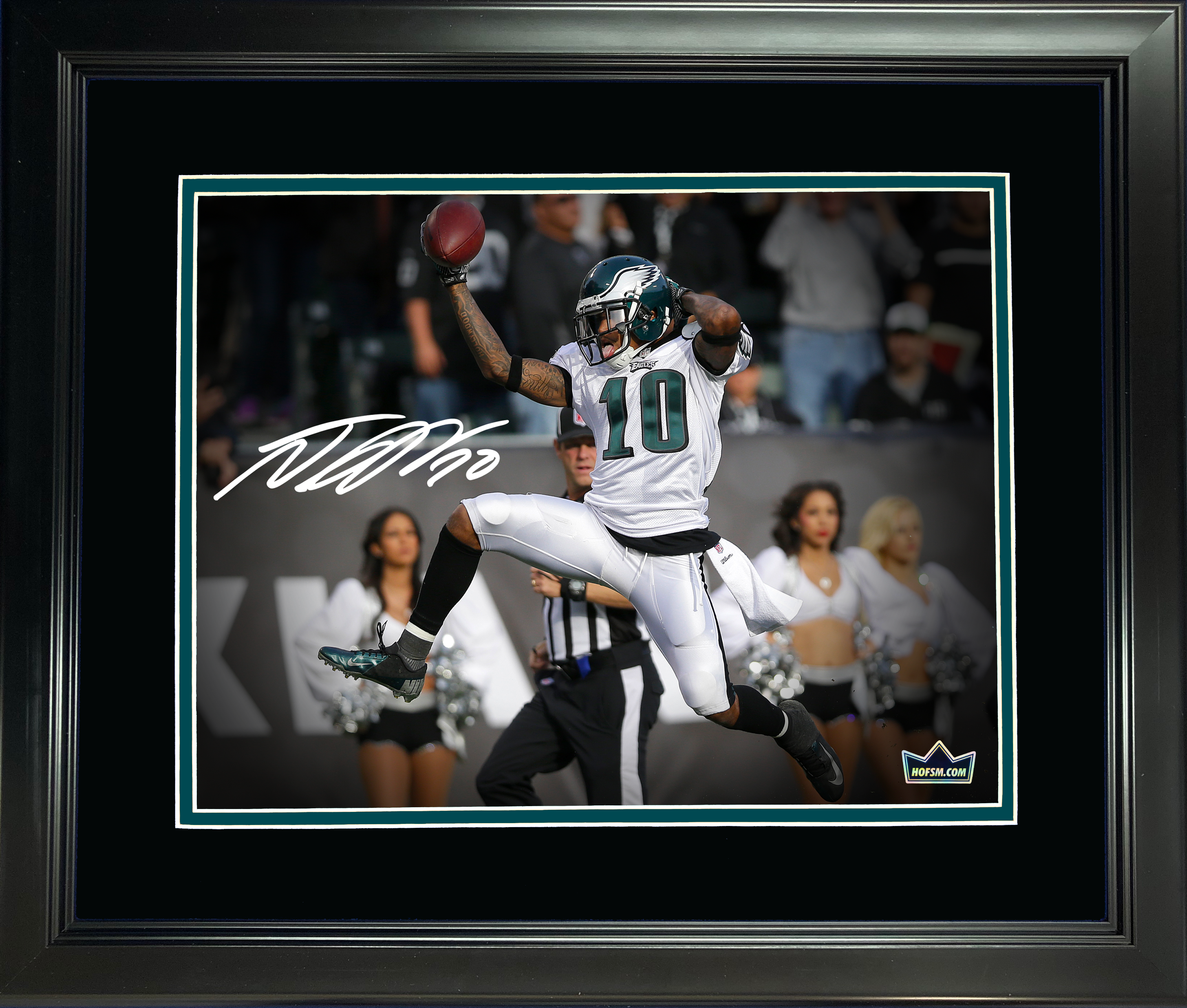 Framed DeSean Jackson Facsimile Laser Engraved Signature Auto Philadelphia Eagles 11"x14" Football Photo HOFSM Holo