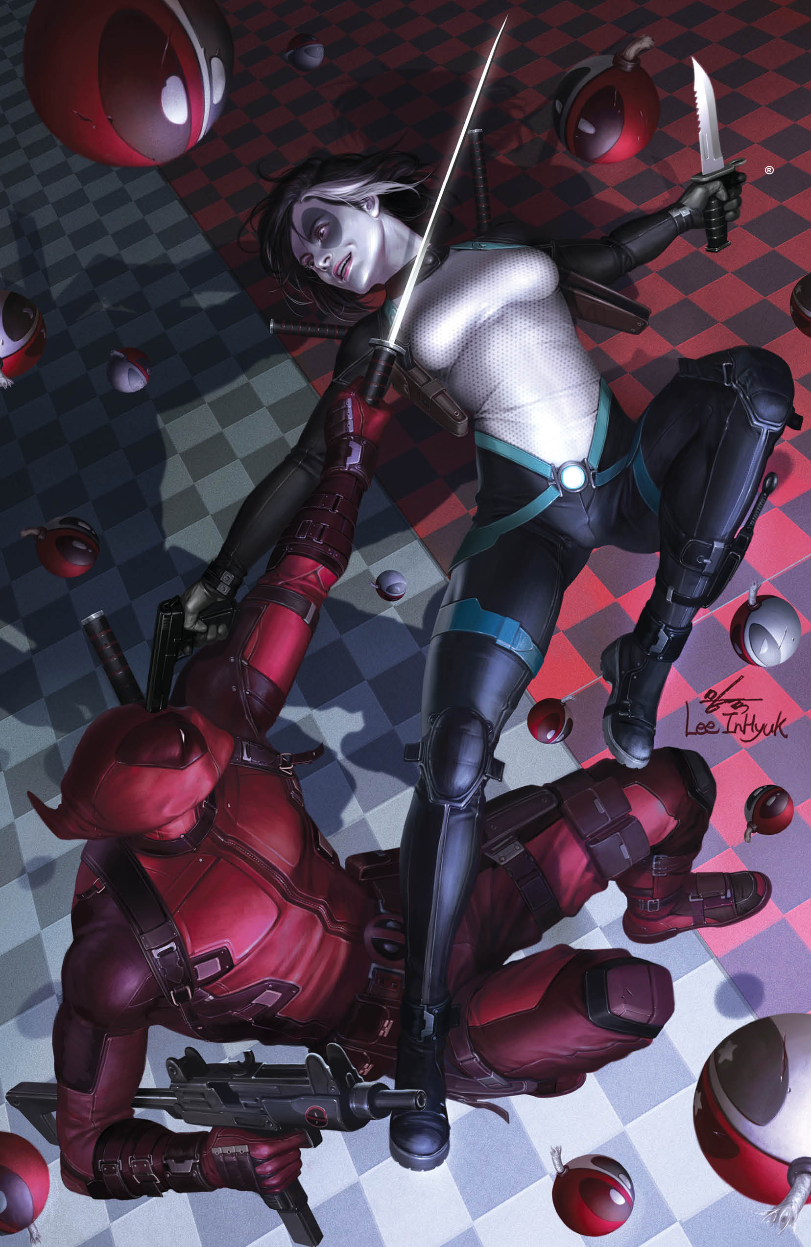 Despicable Deadpool 300 Marvel In-Hyuk Lee Variant Golden Apple Comics