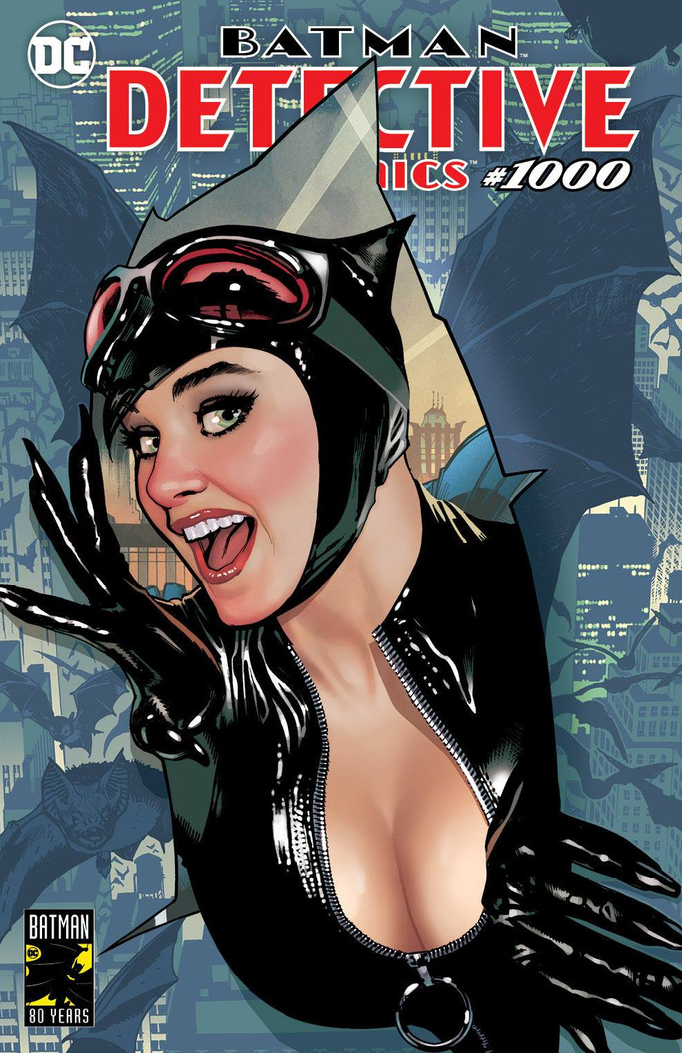 Batman Detective Comics #1000 DC 2018 VF Adam Hughes Catwoman Exclusive Variant