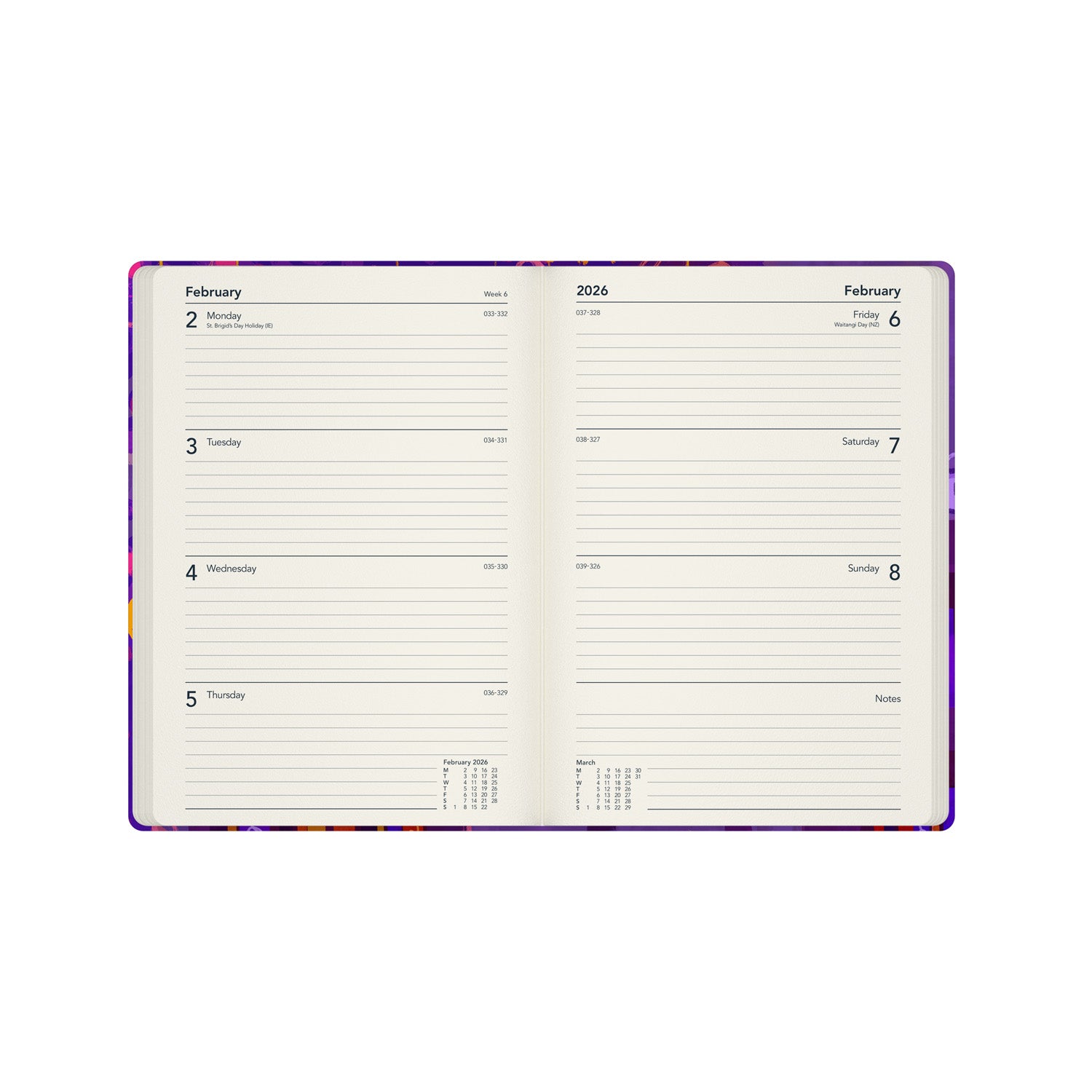 Bella Ramsay Cat - A5 Week-to-View Mid/Academic Year Diary Planner 2025-2026