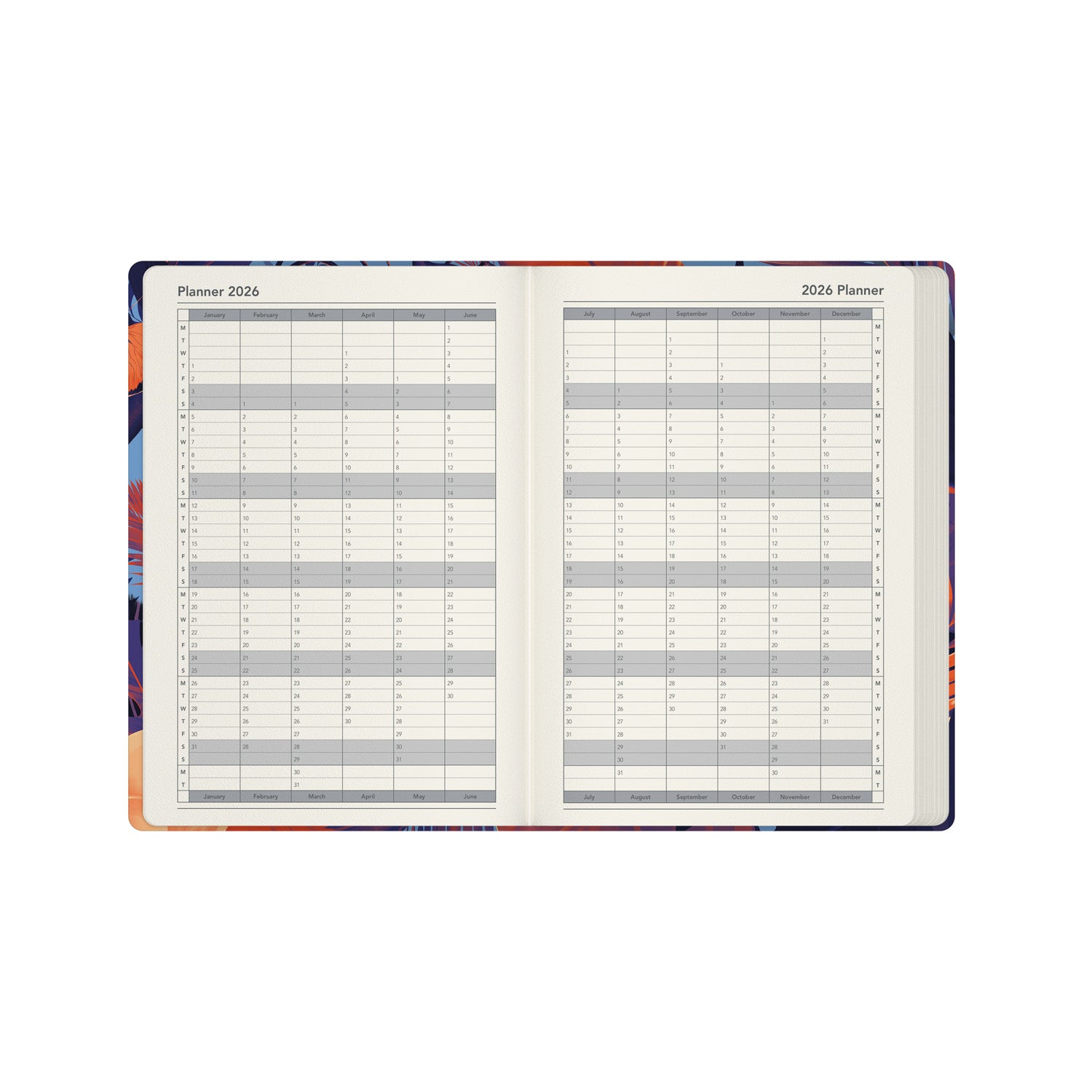 Down the Garden Path- A5  Week-To-View - Diary - 2026 Calendar Year Planner