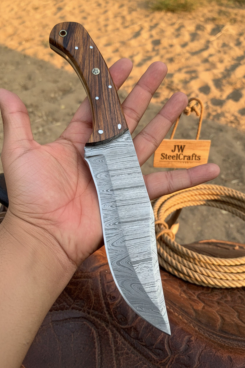 Professional Carving Knife 6 Inch Blade Wooden Handle Tool
