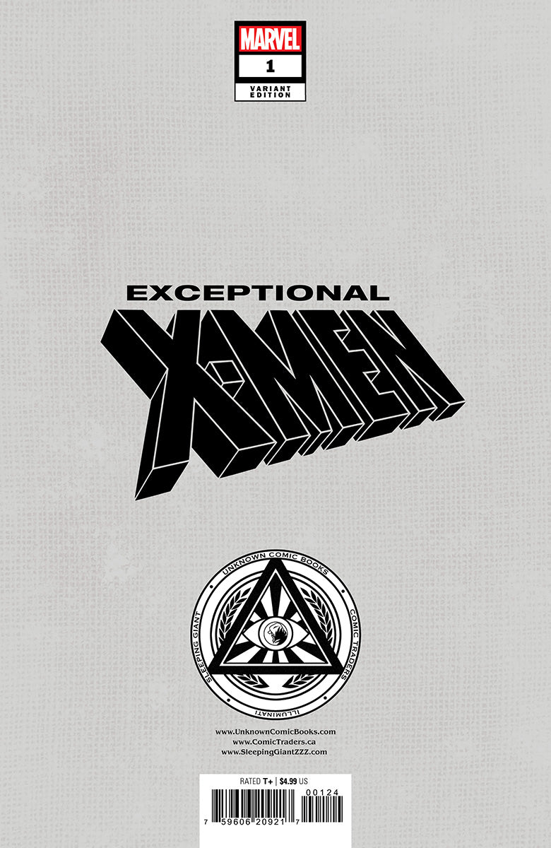 [2 Pack] Exceptional X-Men #1 Unknown Comics Kaare Andrews Exclusive Connecting Var (09/04/2024)