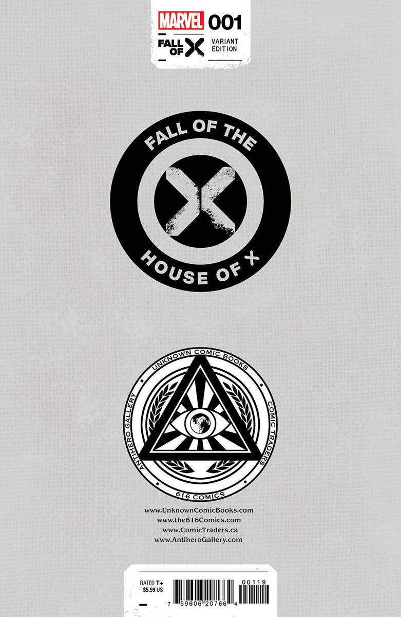 [SIGNED W/ COA] FALL OF THE HOUSE OF X #1 [FHX] UNKNOWN COMICS NATHAN SZERDY EXCLUSIVE VAR [IN STOCK]