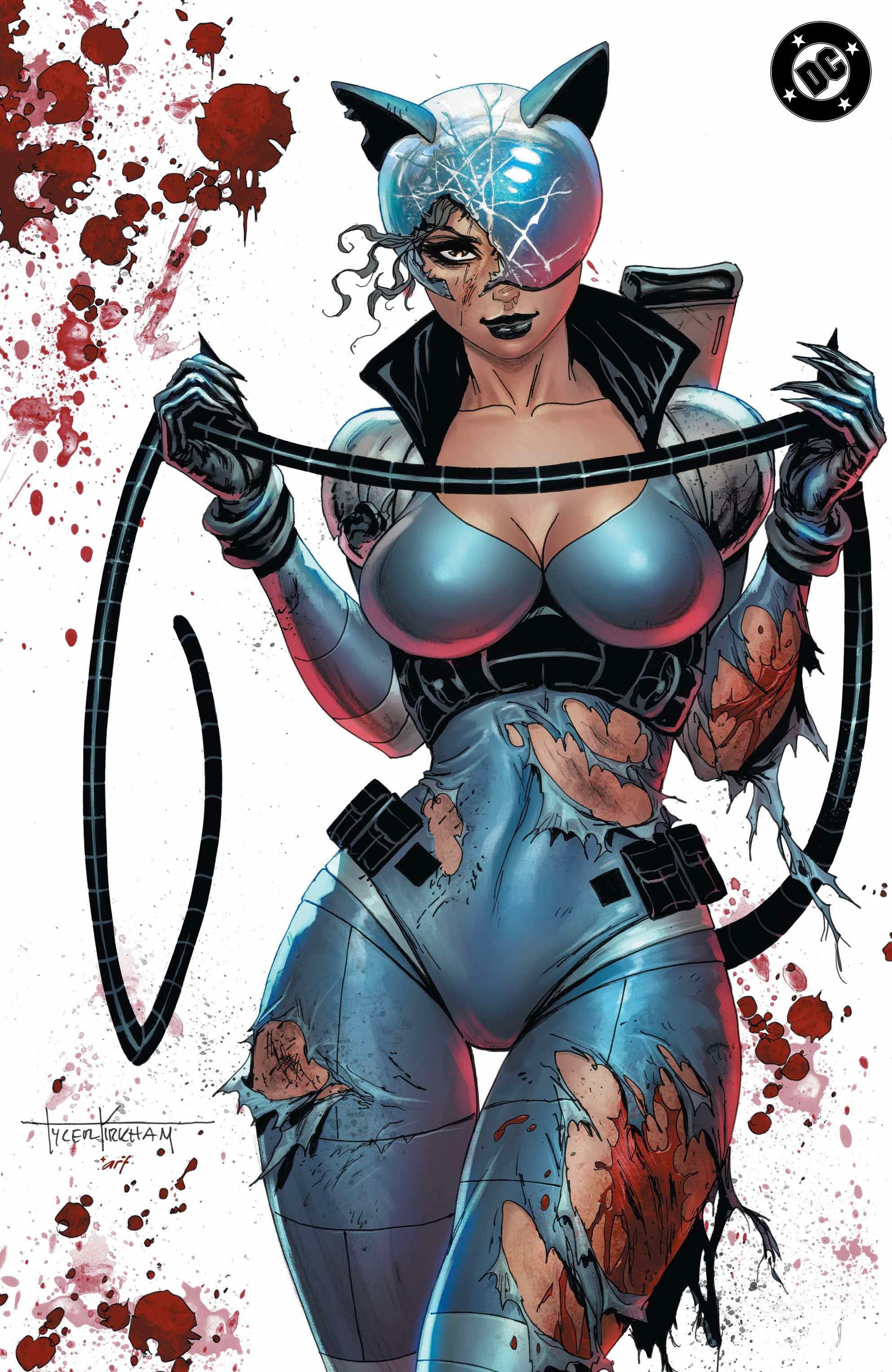 [2 PACK] ABSOLUTE BATMAN #13 TYLER KIRKHAM EXCLUSIVE BATLLE DAMAGED CATWOMAN VAR (10/08/2025)