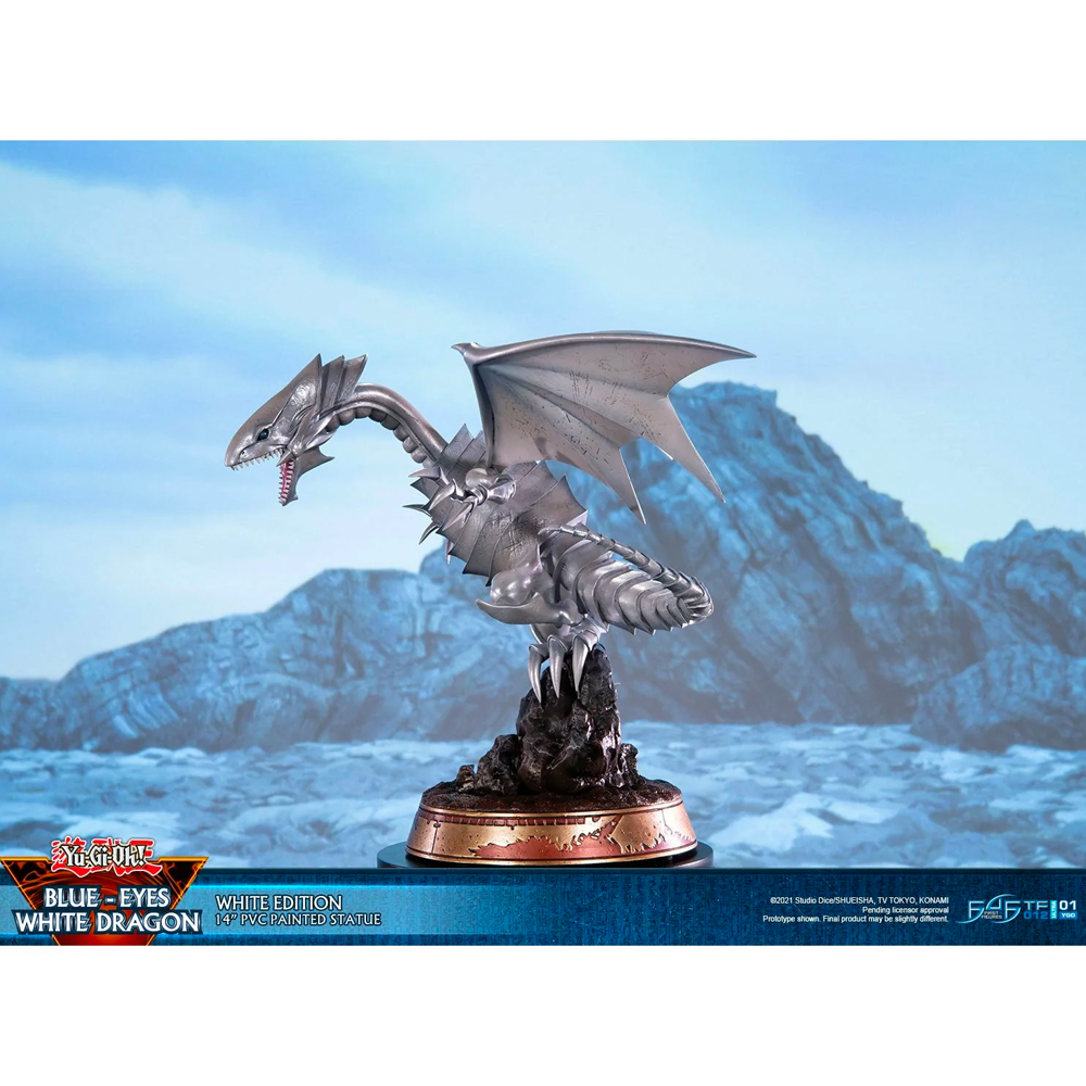 First 4 Figures: Yu-Gi-Oh! - Blue Eyes White Dragon (White Variant) Statue