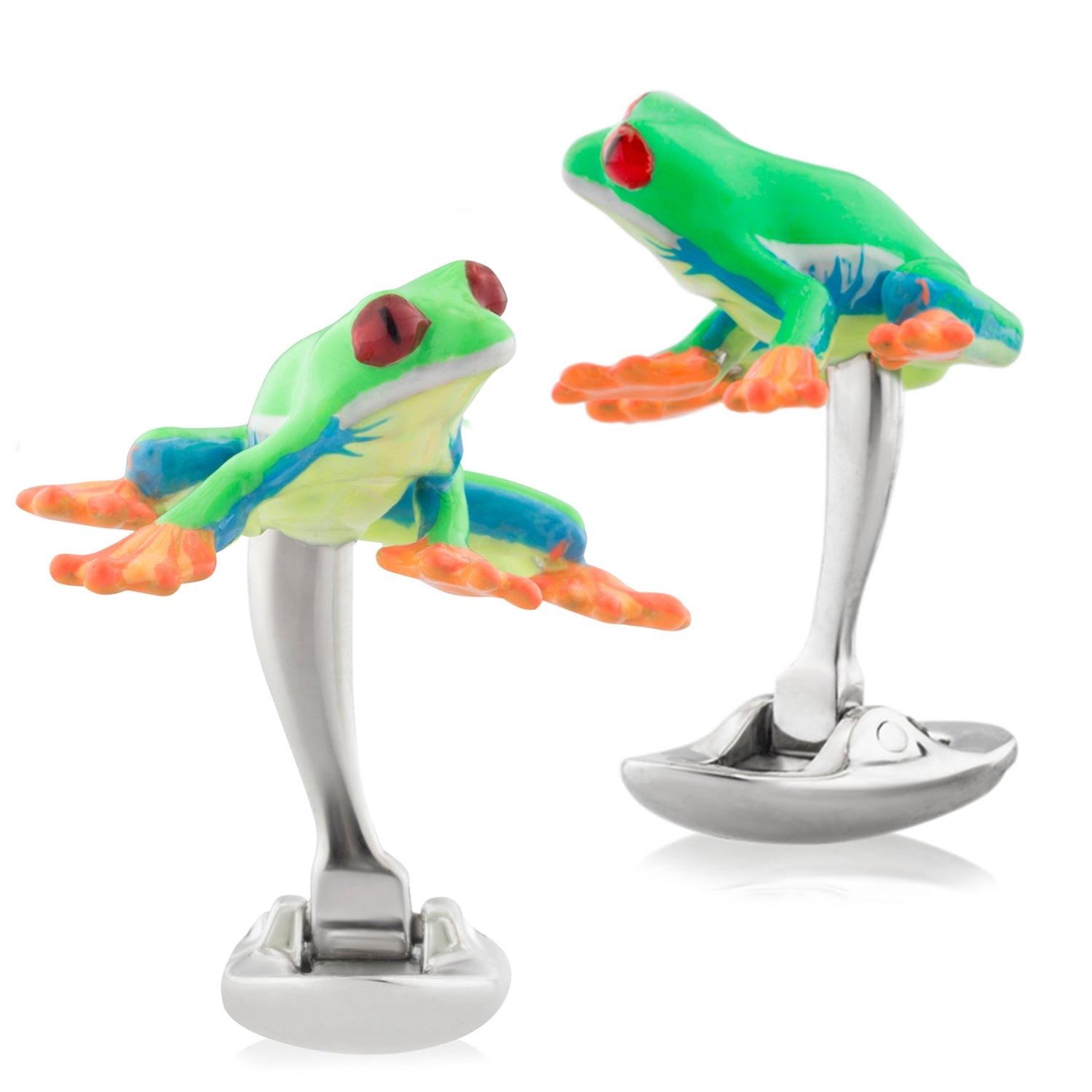 The Red-Eye Tree Frog Cufflinks