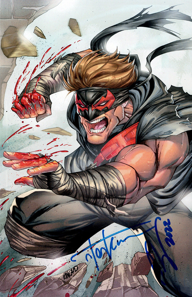 [Double Signed by Kirkham| Kincaid] FINAL BOSS #1 Ryan Kincaid INDIEGOGO EDITION VIRGIN EXCLUSIVE 2022