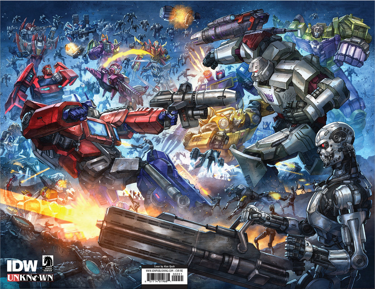 Transformers VS Terminator by Alan Quah [ORIGINAL ART] [2 PIECES OF ART]