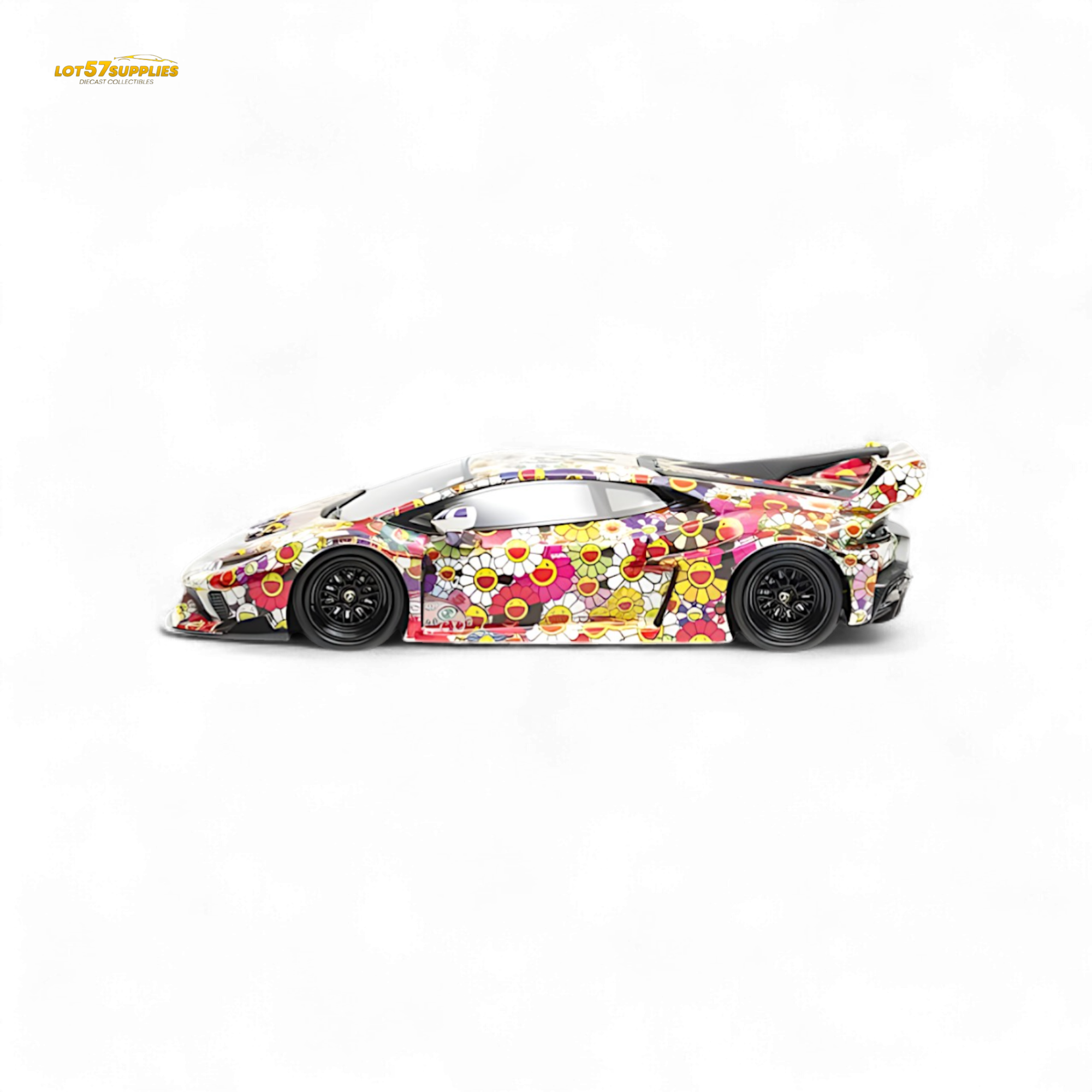 Flame Lamborghini Huracan GT LP610 Sun Flower Luminous 1:64