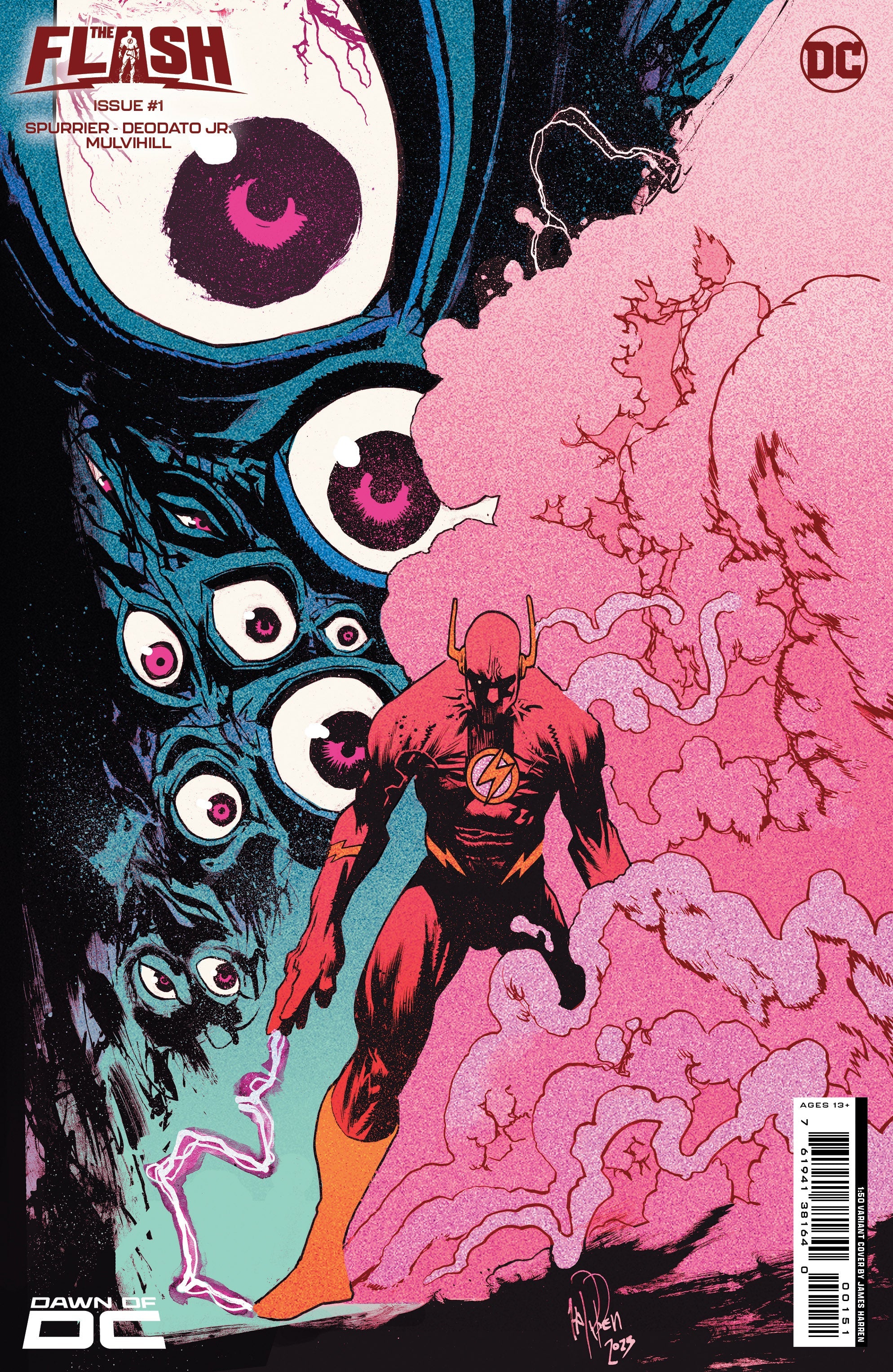 Flash #1 H 1:50 James Harren Variant (09/26/2023) Dc