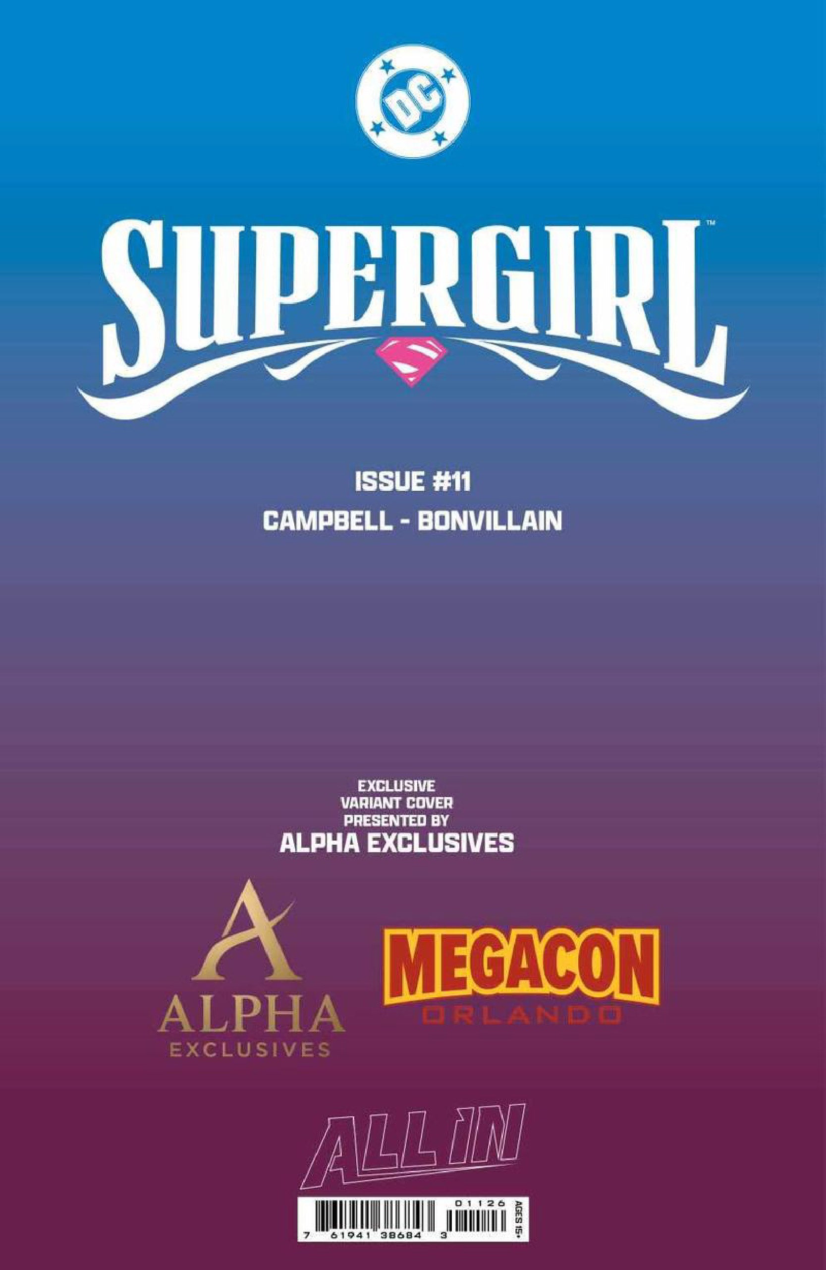 [FOIL] SUPERGIRL #11 EXCLUSIVE LOGO VAR (03/11/2026)