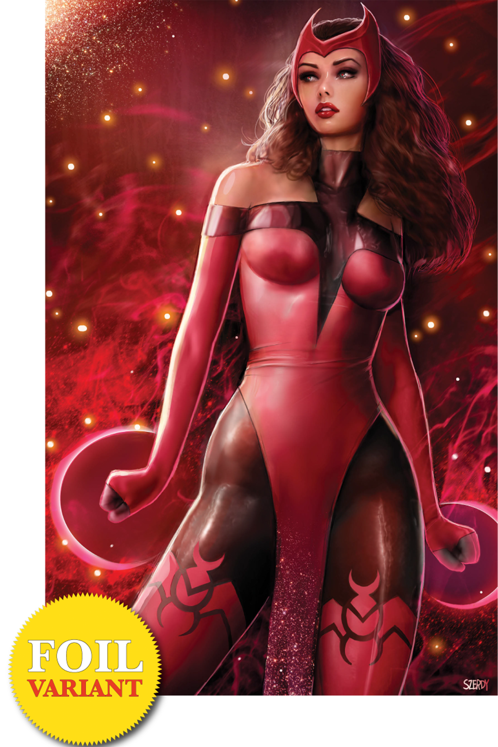 SCARLET WITCH #4 UNKNOWN COMICS DAVID NAKAYAMA EXCLUSIVE FOIL VIRGIN COLOR  BLEED VAR (04/05/2023)