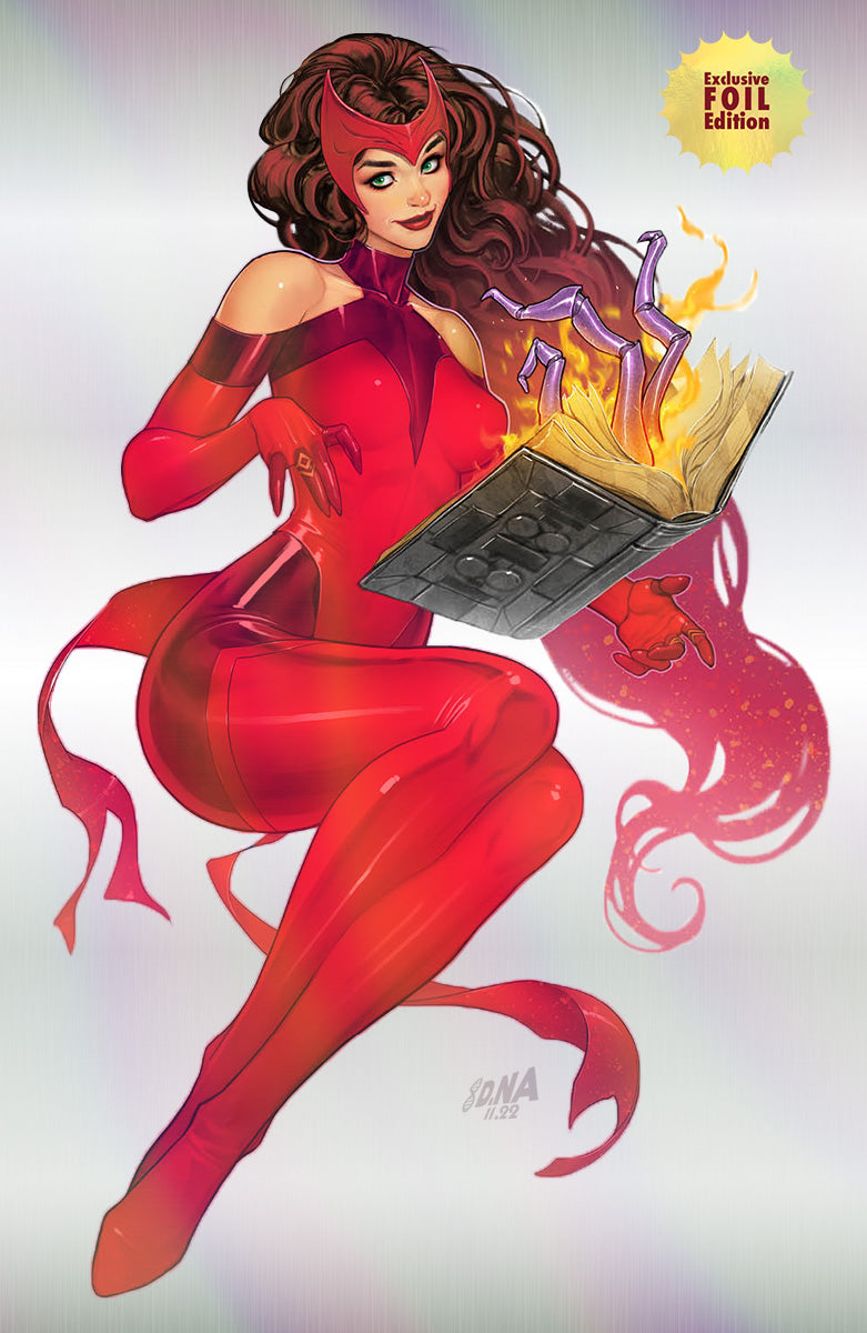 [Signed by David Nakayama] [Foil] Scarlet Witch #1 Unknown Comics David Nakayama Exclusive Virgin Var [IN STOCK]