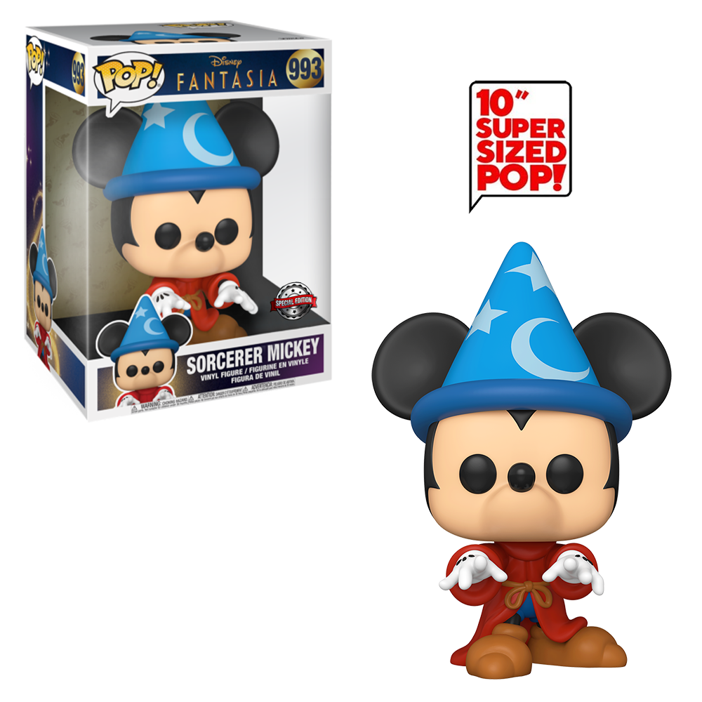 Funko POP! Disney: Fantasia 80th - 10" Sorcerer Mickey Vinyl Figure #993 Special Edition Exclusive