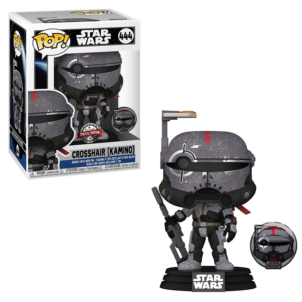 Funko POP! Star Wars: The Bad Batch - Crosshair Kamino with Pin Vinyl Figure #444 Special Edition Exclusive