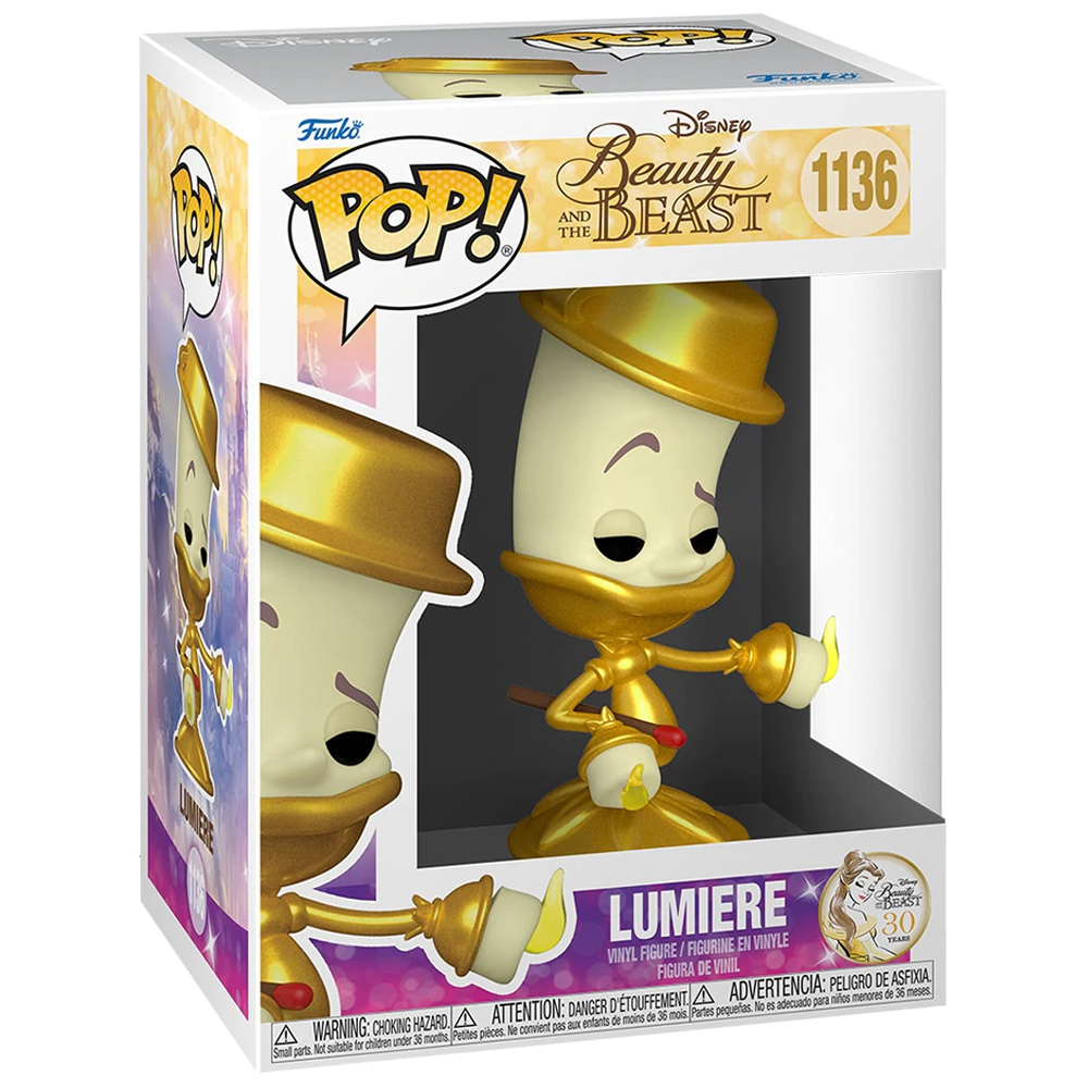 [PRE-ORDER] Funko POP! Beauty and the Beast - Lumiere Vinyl Figure #1136