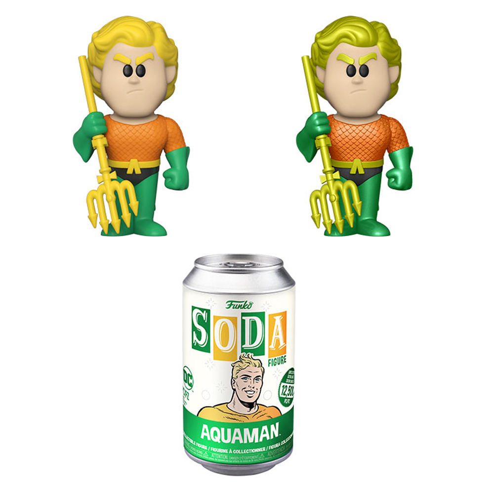 [PRE-ORDER] Funko Vinyl SODA: DC - Aquaman Vinyl Figure