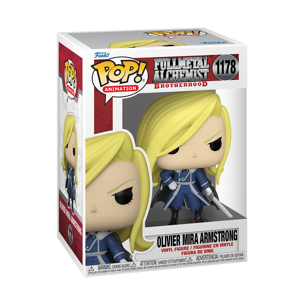 [PRE-ORDER] Funko POP! Fullmetal Alchemist: Brotherhood - Oliver Milla Armstrong with Sword Vinyl Figure #1178