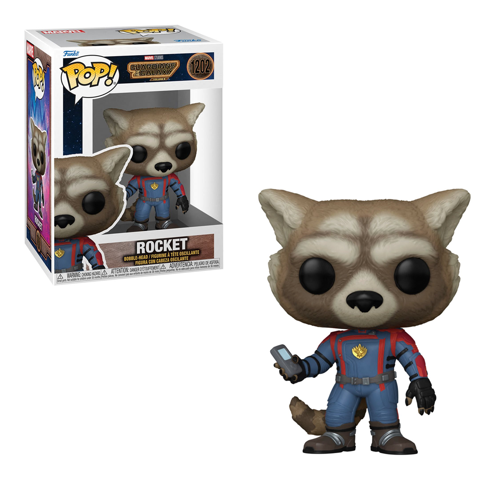[PRE-ORDER] Funko POP! Marvel: Guardians of the Galaxy: Volume 3 - Rocket Vinyl Figure #1202