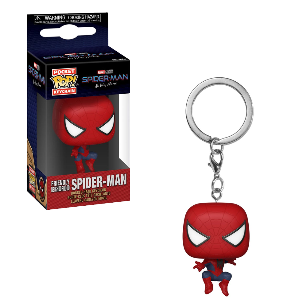[PRE-ORDER] Funko POP! Keychain: Spider-Man: No Way Home - Friendly Neighborhood Spider-Man Pocket Keychain