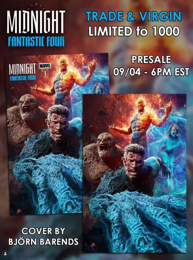 Marvel Midnight Fantastic Four Bjorn Barends