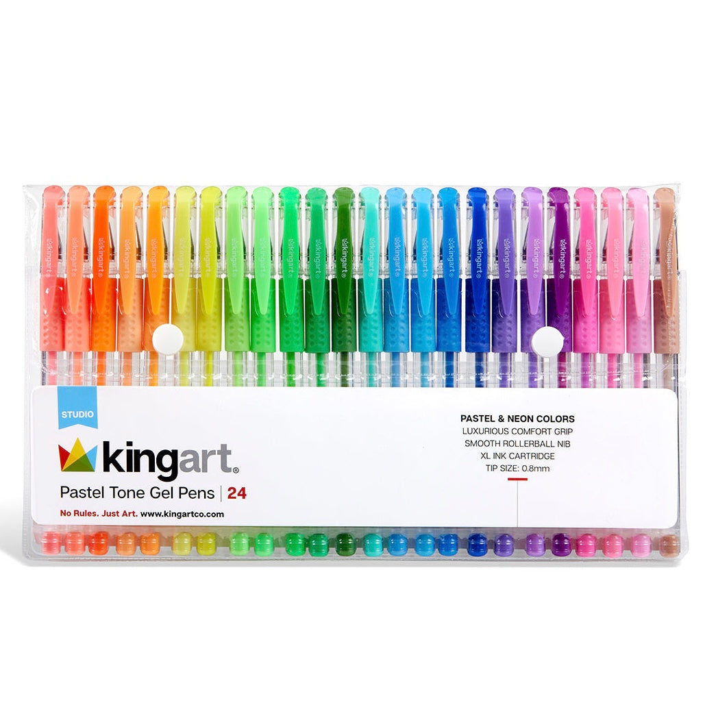 Gel Pens 24 Pastel Tone Colors