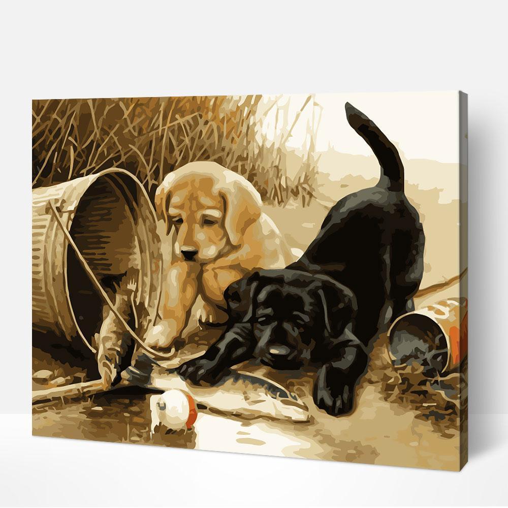 Puppies at Play