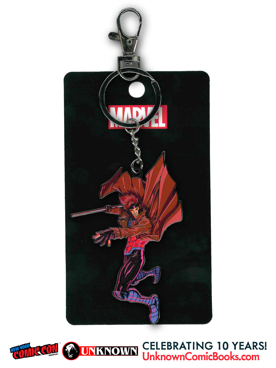 アメコミ KT Gambit Keychain NYCC 2026 | David Nakayama | Unknown Comic Books Exclu