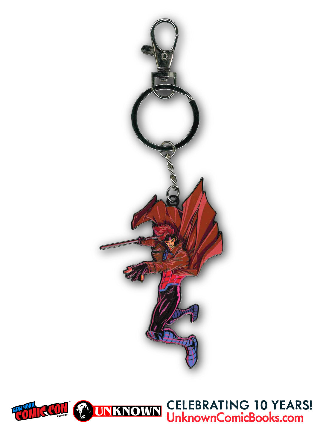 Gambit Keychain NYCC 2026 | David Nakayama | Unknown Comic Books Exclusive (10/28/2026)
