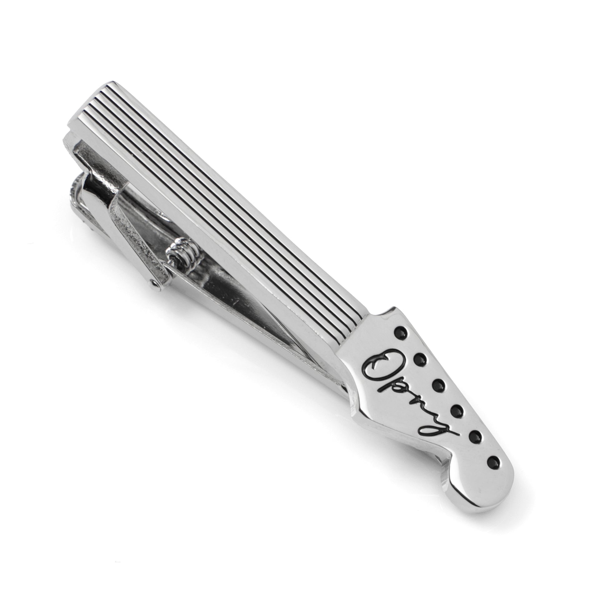 Grand Ole Opry Guitar Neck Silver Tie Clip