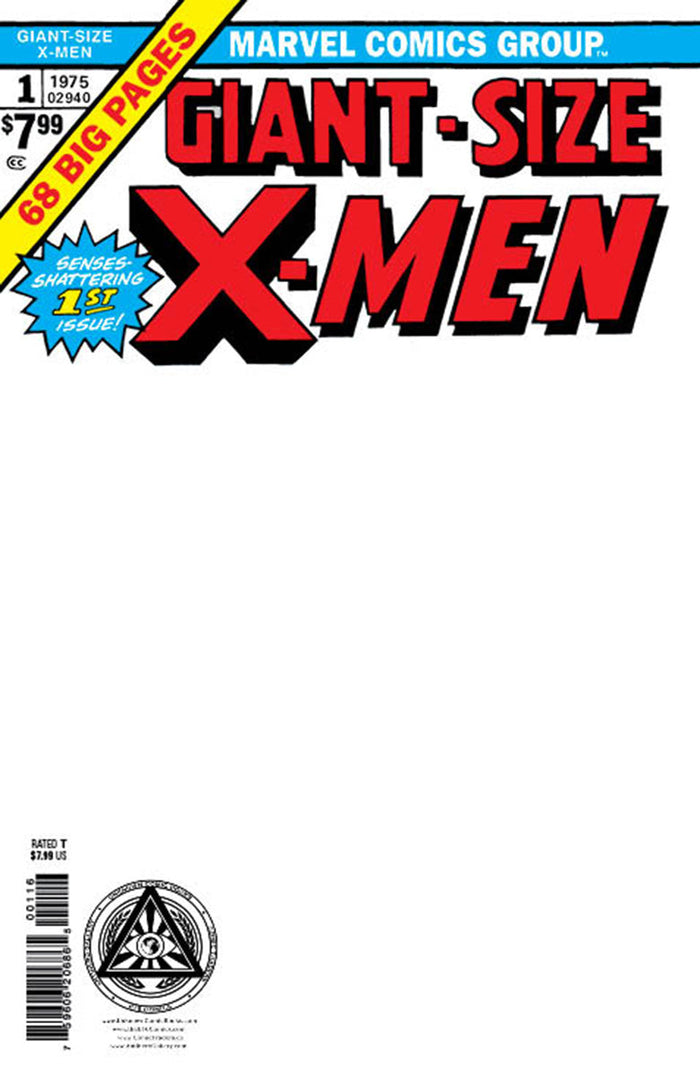 [10 PACK] Giant-Size X-Men #1 Facsimile Edition [New Printing] Unknown Comics Exclusive Blank Var (08/30/2023)