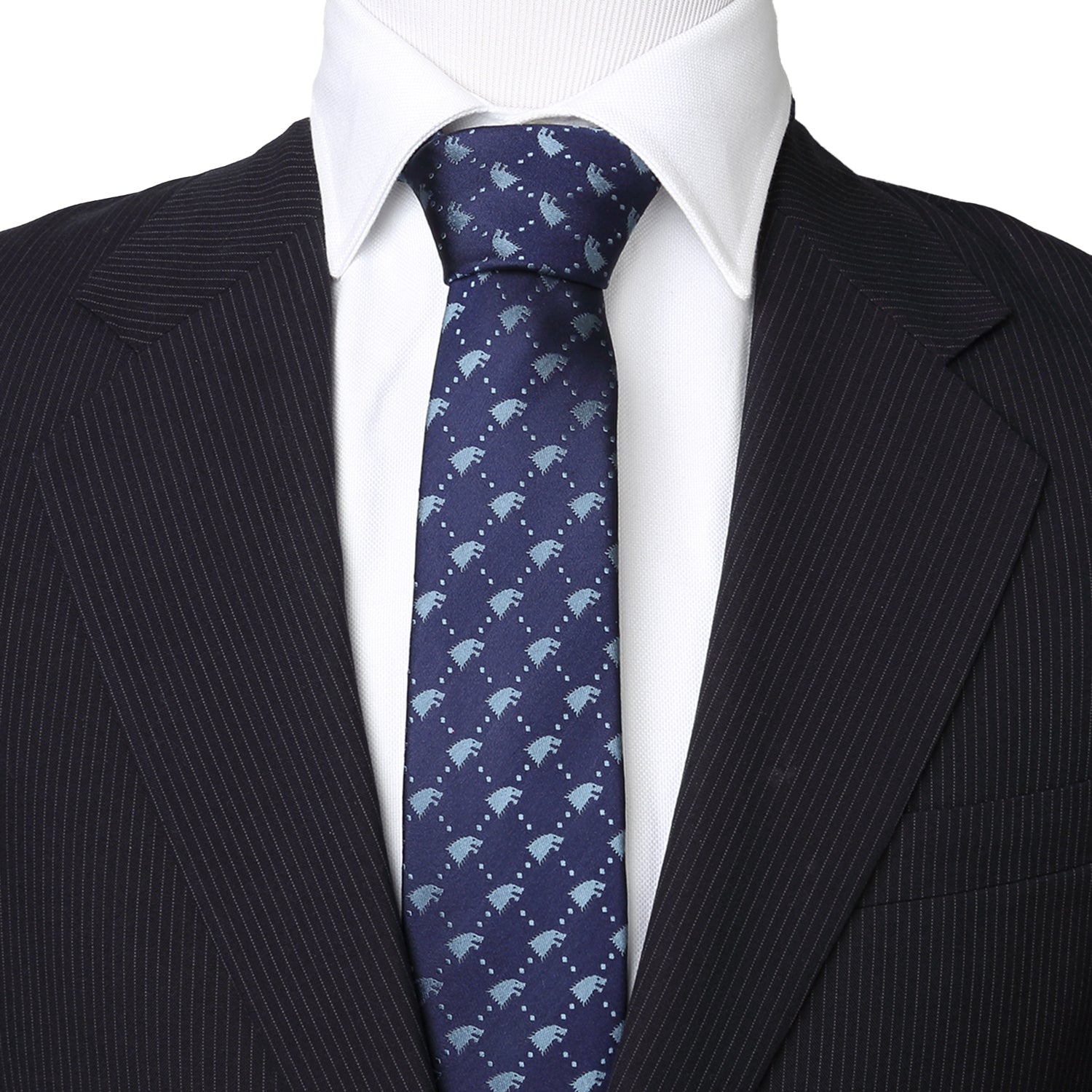 Game of Thrones Stark Direwolf Men's Tie