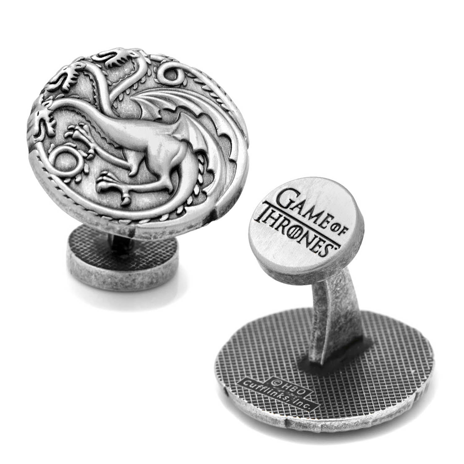 Game of Thrones Targaryen Three Headed Dragon Sigil Cufflinks