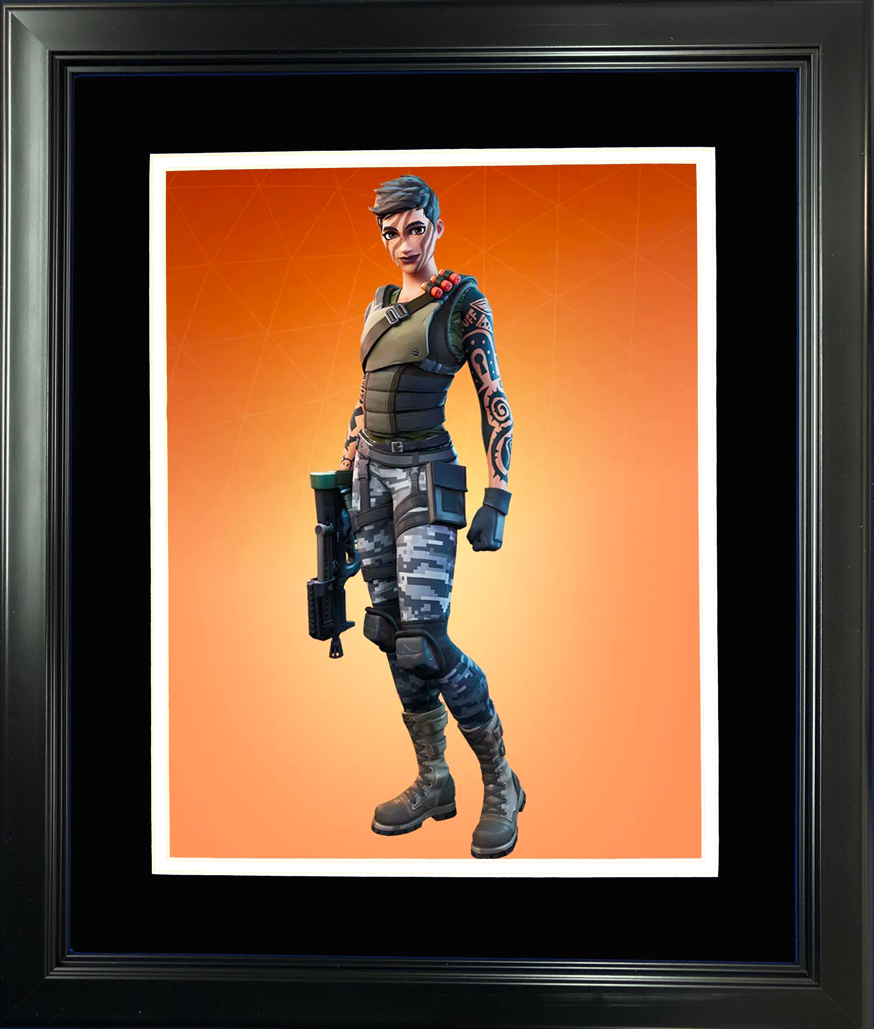 Framed Gear Specialist Maya Legendary Fortnite Skin 11"x14" Video Game Photo