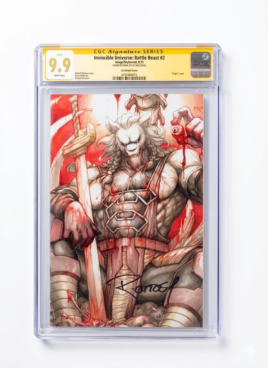 Invincible Universe Battle Beast #2, Rachta Lin [9.9 CGC Signature Series]