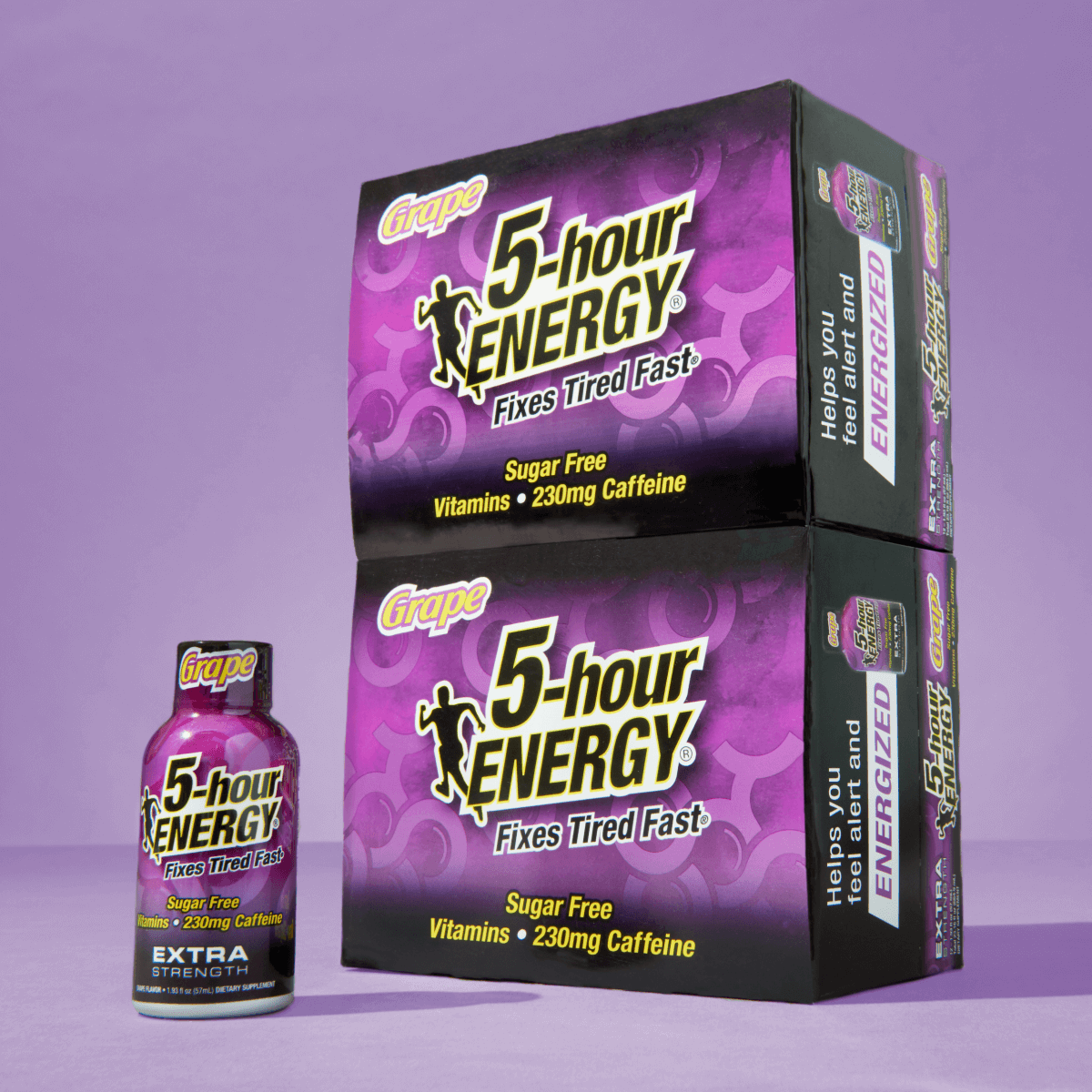24 Pack 5-hour ENERGY Extra Strength Shots, Grape Flavor Flavor, 1.93 Fl Oz