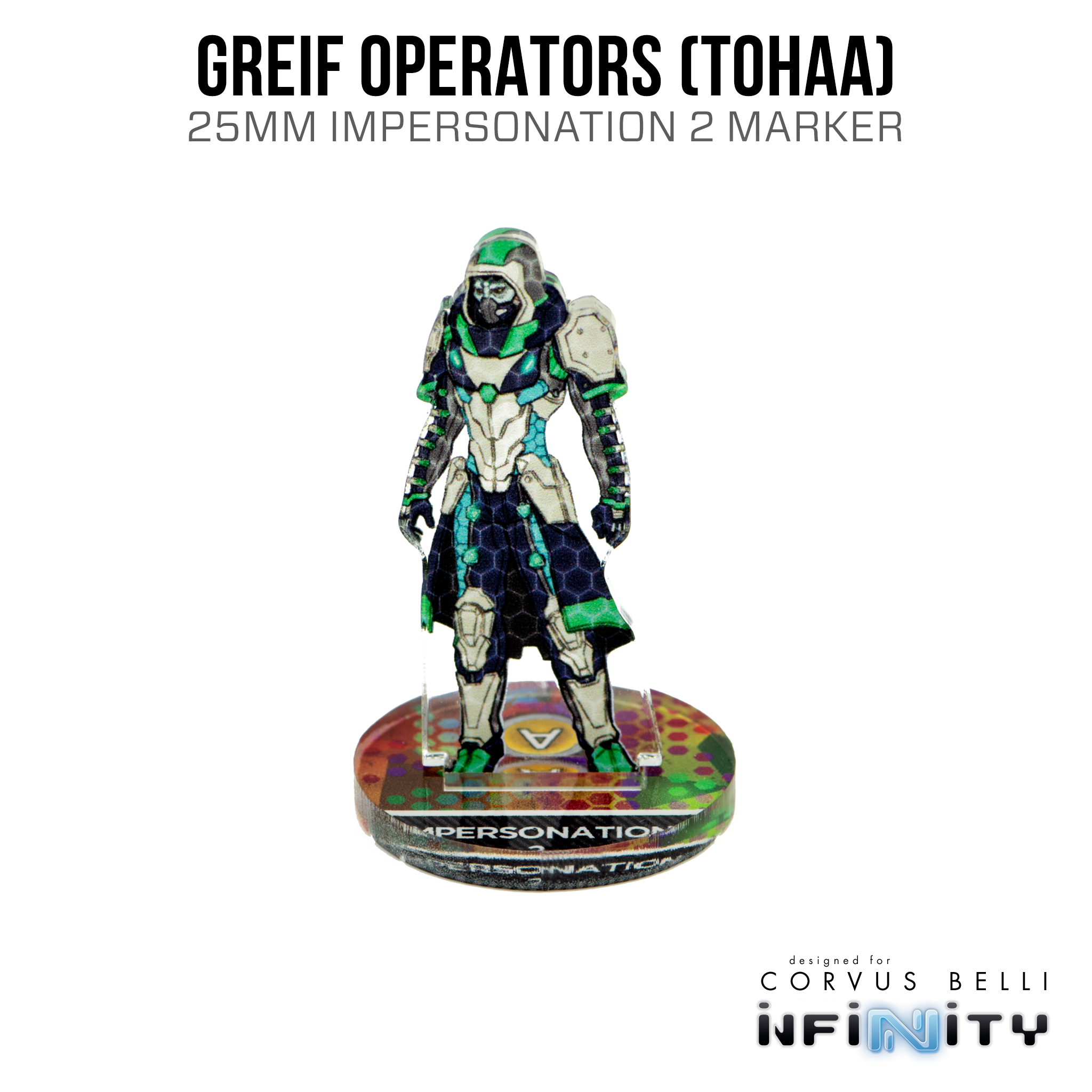 Infinity 3D Markers: Greif Operators (Tohaa) (25mm Impersonation-2)