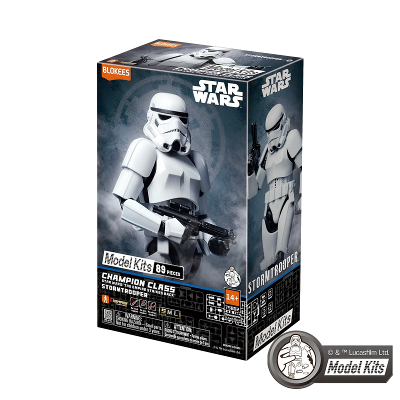 Star Wars: The Empire Strikes Back™ Champion Class 02 Stormtrooper Model Kits | Blokees