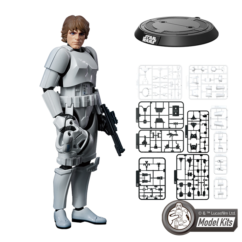 Star Wars: A New Hope™ Champion Class 04 Luke Skywalker Stormtrooper Disguise Version Model Kits | Blokees